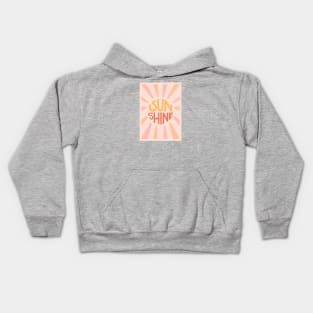 Sunshine Hand Lettering Kids Hoodie